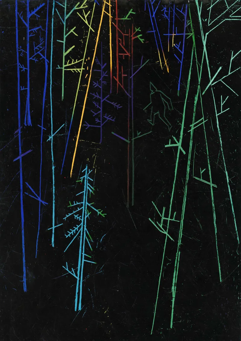 Słownik języka drzew, mixed media 2018